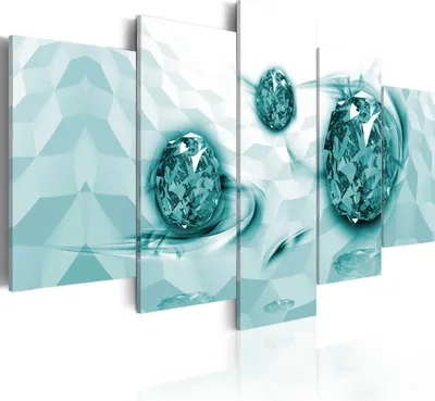 Produktbild von Modernes Wandbild a-A-0170-b-p (100x50) - 5 Teilig Bilder Fotografie auf Vlies Leinwand Foto Bild Dekoration Wand Bilder Kunstdruck ABSTRAKT