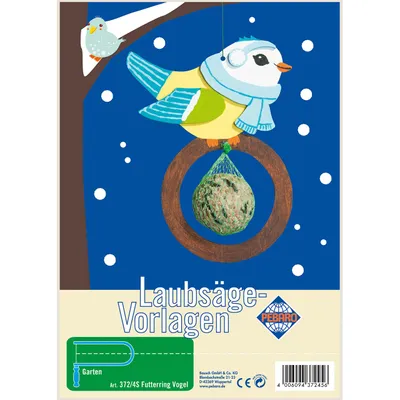 Produktbild von PEBARO Laubsägevorlage Vogel, Futterring