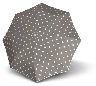 Immagine prodotto di Knirps ombrello tascabile ombrello T.200 Medium Duomatic Dot Art Taupe beige