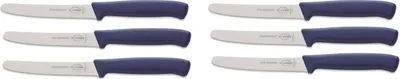 Produktbild von F. DICK ProDynamic Allzweckmesser-Set 6-tlg. mit Wellenschliff Küchenmesser blau