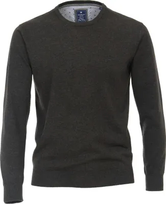 Produktbild von REDMOND Casual Herren Pullover Langarm Rundhals Anthrazit 6XL