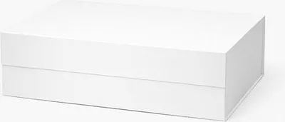 Image de Coffret cadeau magnétique blanc grand format 700 x 500 x 200 mm XXXL pour cadeaux décoratifs