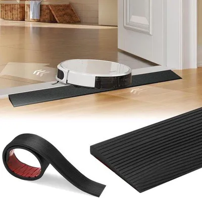 Zdjęcie produktu dla Profil progowy z PVC – elastyczny do przejść – bezpieczne przejście – 90 x 8 x 1,5 cm