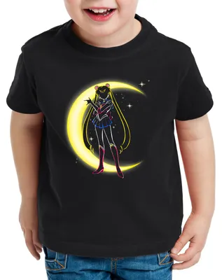 Produktbild von style3 Bunny Mondsichel Kinder T-Shirt sailor mondstein luna manga anime