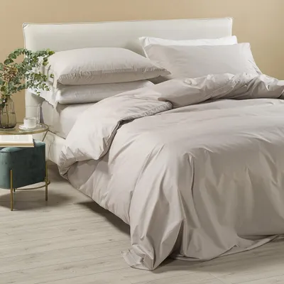 Dekbedovertrek Doppelbett Perkal 100% Baumwolle Tau 73568
