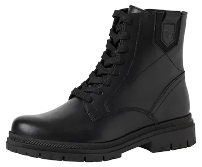 Productafbeelding van Tamaris dameslaars, leer, zwart, maat 36