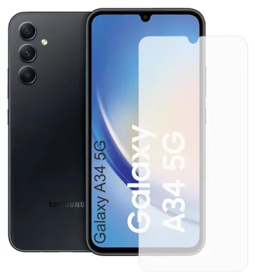 Produktbild von Display-Schutzfolie Displayschutz-Glas 9H Glas für Samsung Galaxy A34 5G