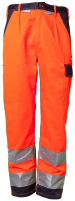 Produktbild von Planam 2016064 Warnschutz Bundhose, Orange/Marine, Größe 64