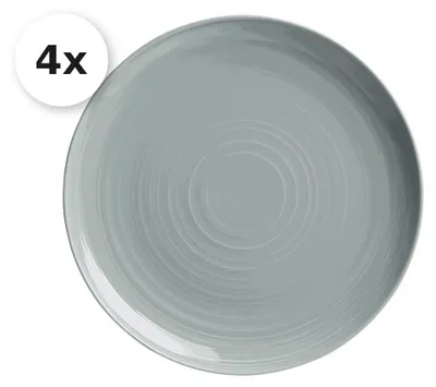 Produktbild von Speiseteller 26cm 4er Set Suomi grau-blau