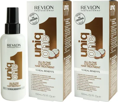 Produktbild von Revlon Uniq One Coconut 2 x 150 ml All In One Treatment Set