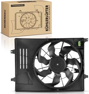Obrázok produktu pre Frankberg 1x chladič motora s jedným ventilátorom s rámom ventilátora Hyundai Tucson iX35 KIA Sportage 1.6L 2.0L