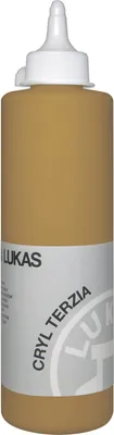 Produktbild von Lukas Cryl Terzia Plastic Bottle Acrylfarbe Yellow Ochre 500 ml 1 stk