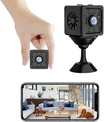 Produktbild von Indoor WLAN-Kamera mit langem Akkulauf, Full HD 1080p, Bewegungsmelder und mobiler Live-Übertragung