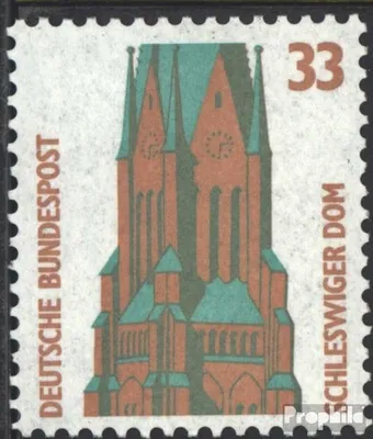 Produktbild von Briefmarken BRD (BR.Deutschland) 1989 Mi 1399A R mit Zählnummer gestempelt Sehenswürdigkeiten