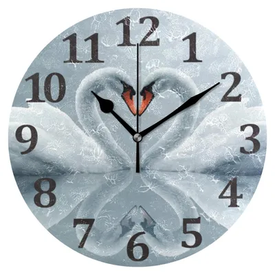 Runde Wanduhr 25 cm, leise, batteriebetrieben, dekorativ