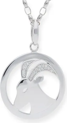 Produktbild von JuwelmaLux Anhänger Silber 925 Sternzeichen Steinbock mit Zirkonia JL20-02-0136