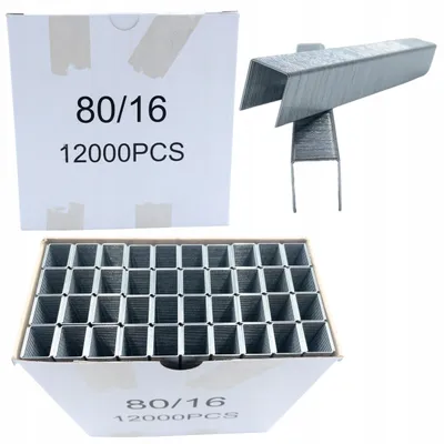 Obrázek produktu pro Čalounické sponky typ 380/80/A 16mm do sponkovačky 12000ks