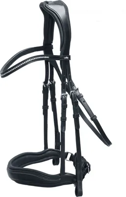 Produktbild von Schockemöhle Sports Trense Slimford Trensenzaum Black/Silver WB