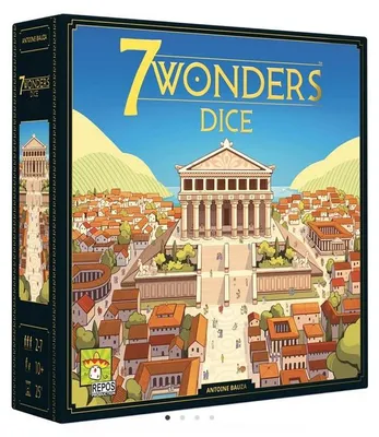 Image de Asmodee 7 Wonders Dice, Jeu de société, 10 ans et plus, 30 min, 30 min