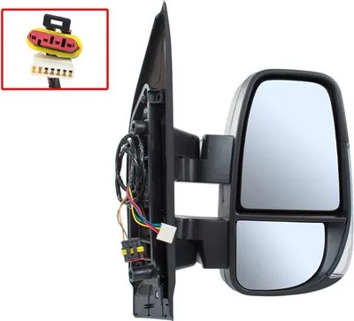 Image de Rétroviseur extérieur électrique DROIT - VERSION ARM COURTE - pour Iveco Daily VI