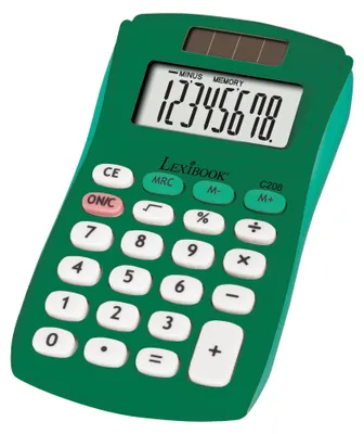 Image de Calculatrice de Poche verte 8 Chiffres