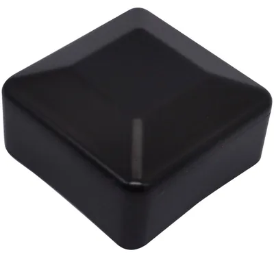 Produktbild von Solidchoice – Schwarze Kunststoff-Endkappen für Zaunpfähle (30 Stück)
