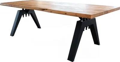 Produktbild von KAWOLA Esstisch REY Akazie massiv Natürliche Baumkante 220x100cm