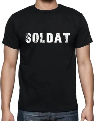 Produktbild von Herren Grafik T-Shirt Soldat Öko-Verantwortlich Vintage Jahrgang Kurzarm Lustige Druck Geburtstag Geschenk Mann