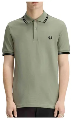 Produktbild von Fred Perry Polo grün 2-Knopf Kurzarm
