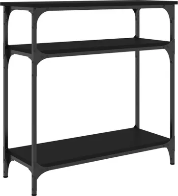 Obrázek produktu pro vidaXL Konzolový stolek černý 75x29x75 cm Dřevěný materiál