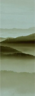 Produktbild von Tadessi Fototapete | Landschaft | 1.00 m x 2.70 m | Grün | Blau | Wandbild | Digitaldruck