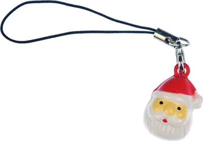 Produktbild von Weihnachtsmann Kopf Handyanhänger Miniblings Handyschmuck Santa Weihnachten