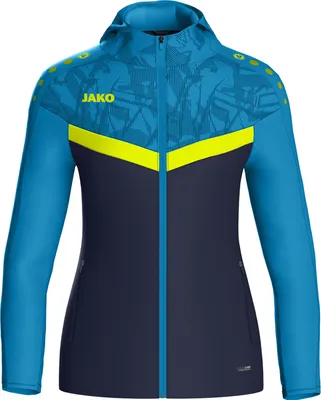 Obrázek produktu pro Jako Iconic Dámská bunda s kapucí - Navy / Jako Blue / Neon Yellow