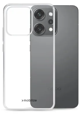 Zdjęcie produktu dla Mobilize Gelly Case – przezroczyste etui na telefon OPPO Reno 14 Pro z elastycznym tylnym panelem z TPU – przezroczyste