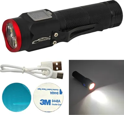 Immagine prodotto di 3 torce LED con magnete, 900 lm, USB C, 5 modalità di funzionamento