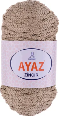 Produktbild von 500g Strickgarn ZINCIR Strickwolle Häkelgarn Makramegarn, Farbwahl, Farbe:2199 hellbeige