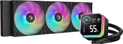 Obrázok produktu pre Deepcool LQ360 Liquid Cooler 360mm 5th Gen Pump 3400RPM 14x14 Segment LCD Screen