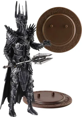 Produktbild von Noble Collection Herr der Ringe Bendyfigs Biegefigur Sauron 19 cm NOB2819