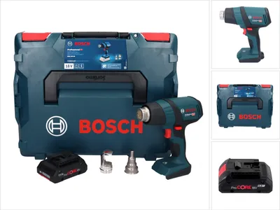 Produktbild von Bosch GHG 18V-50 Professional Akku Heissluftgebläse 18 V 300° C / 500° C + 1x ProCORE Akku 4,0 Ah + L-Boxx - ohne Ladegerät
