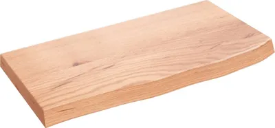 Produktbild von vidaXL Waschtischplatte Hellbraun 60x30x(2-4) cm Massivholz Behandelt