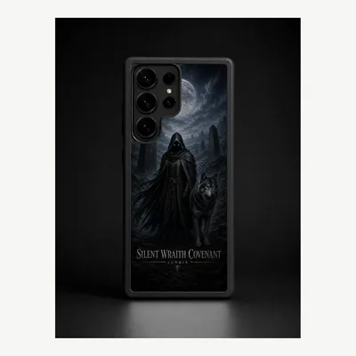 Produktbild von Samsung S25 Ultra Hülle Handyhülle Schutzhülle Case mit Schattengeist Motiv – LUNØIR ©