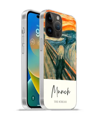 Produktbild von MuchoWow® Handyhülle Schutzhülle Hülle für Apple iPhone 14 Pro Max Der Schrei - Edvard Munch - Alte Meister Silikon Softcase Handy Hülle - Hardcover
