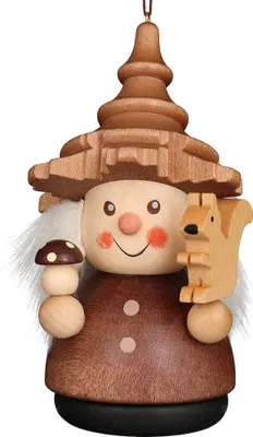 Immagine prodotto di Decorazione per albero di Natale: gnomo traballante naturale (9,5 cm) di Christian Ulbricht