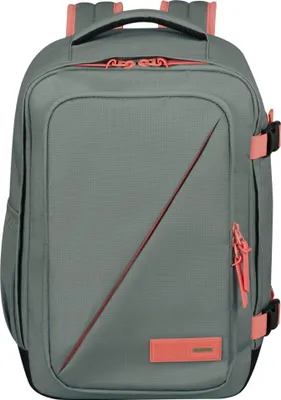 Immagine prodotto di American Tourister zaino borsa da viaggio Take2Cabin Casual Backpack 24L Sage / Coral menta
