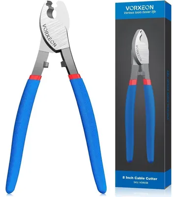 Produktbild von Kabelschneider 203mm/8in für Aluminium Kupfer Kabel 0-35 mm² Blau