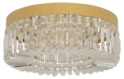 Produktbild von Deckenlampe, modernes Design, vielseitige Lichtoptionen, Gold 50cm, Veränderbar