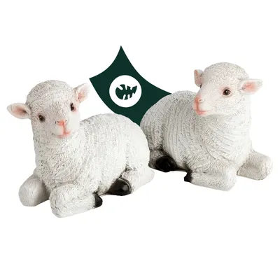 Produktbild von Dekoschafe Gartenfiguren - Lämmer und Schaf Deko für Draußen, Ostern