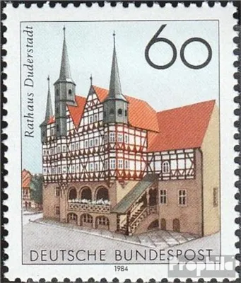 Produktbild von Briefmarken BRD (BR.Deutschland) 1984 Mi 1222 (kompl.Ausgabe) postfrisch 750 Jahre Rathaus Duderstadt