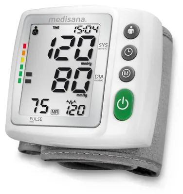 Produktbild von Medisana BW 315, Handgelenk, Weiß, 12,5 - 21,5 cm, 108 mm, 95 mm, 90 mm