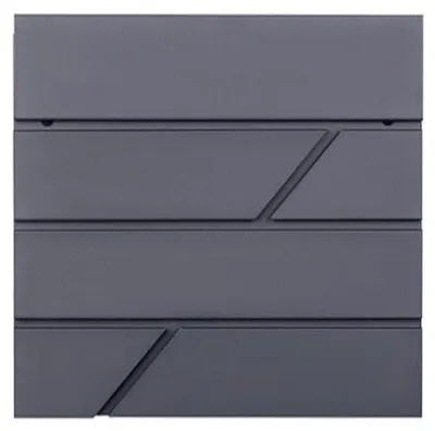 Image de Boîte aux lettres PALAWAN avec porte-journaux, anthracite